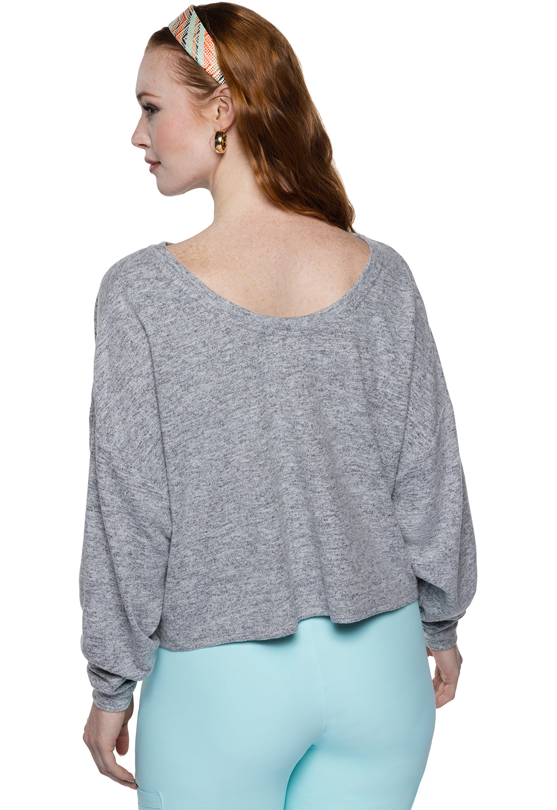 MED COUTURE INSIGHT COLLECTION REVERSIBLE KNIT PULLOVER
