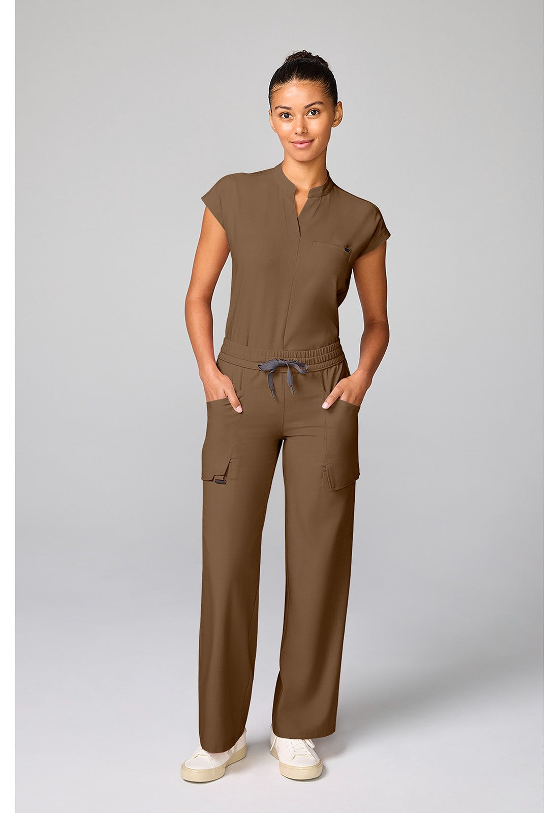 HEALING HANDS MID RISE WIDE LEG PANT