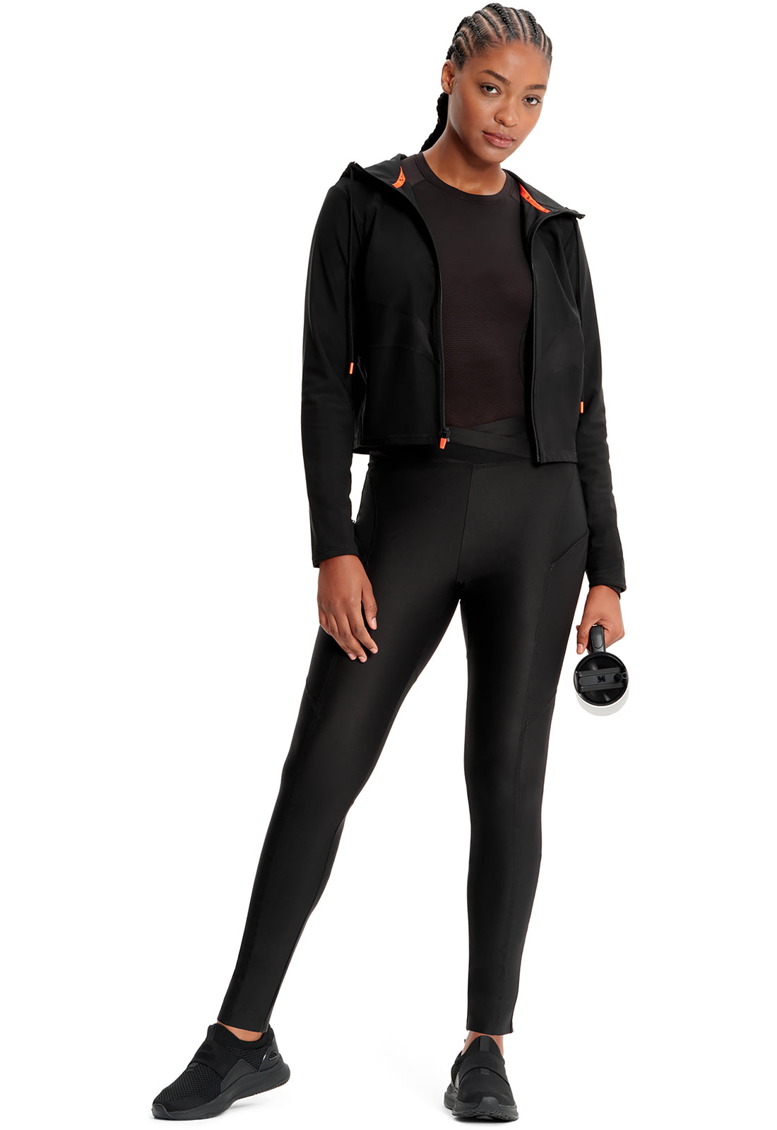 CHEROKEE INFINITY GNR8 MESH ZIP FRONT CROP JACKET