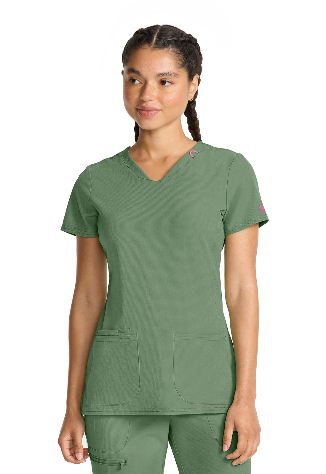 MED COUTURE AMP COLLECTION V NECK TOP