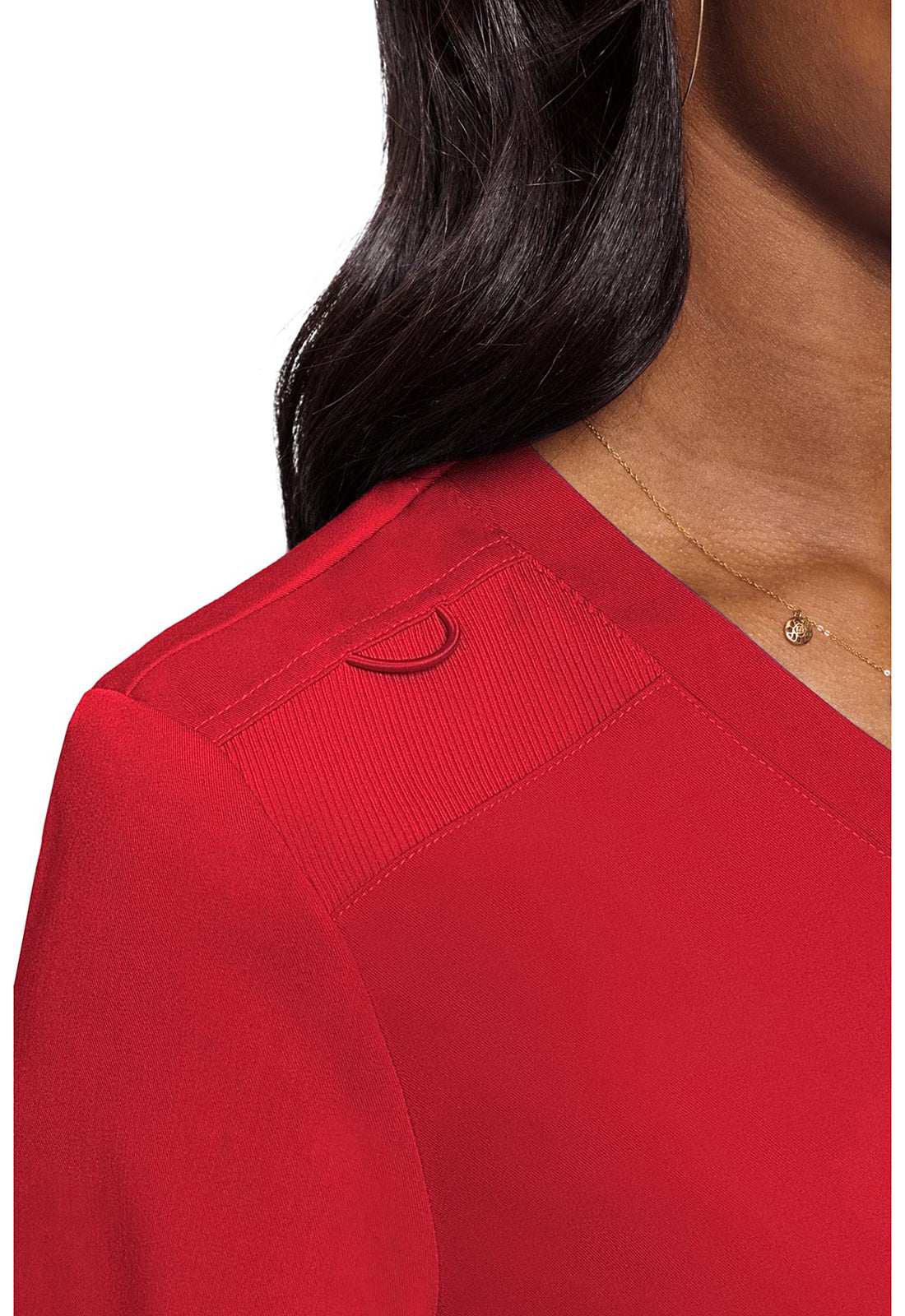 MED COUTURE TOUCH COLLECTION V NECK TUCK IN TOP