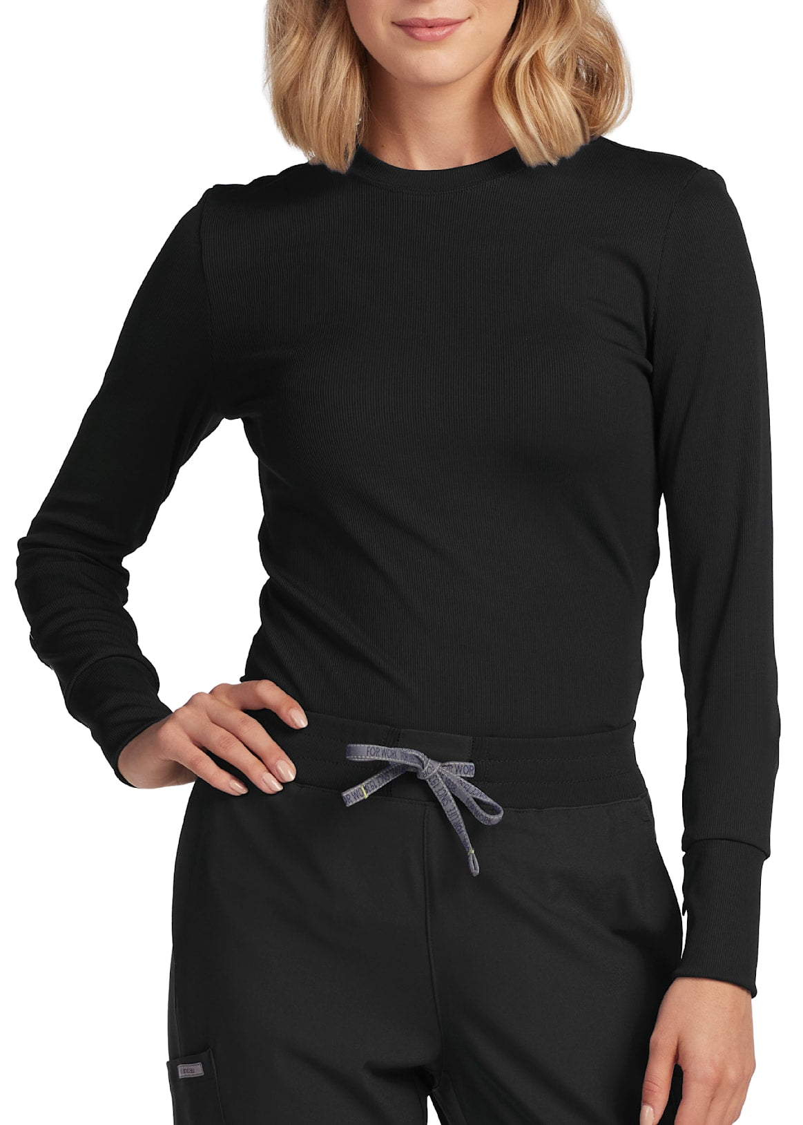 LANDAU FORWARD RIBBED UNDERSCRUB