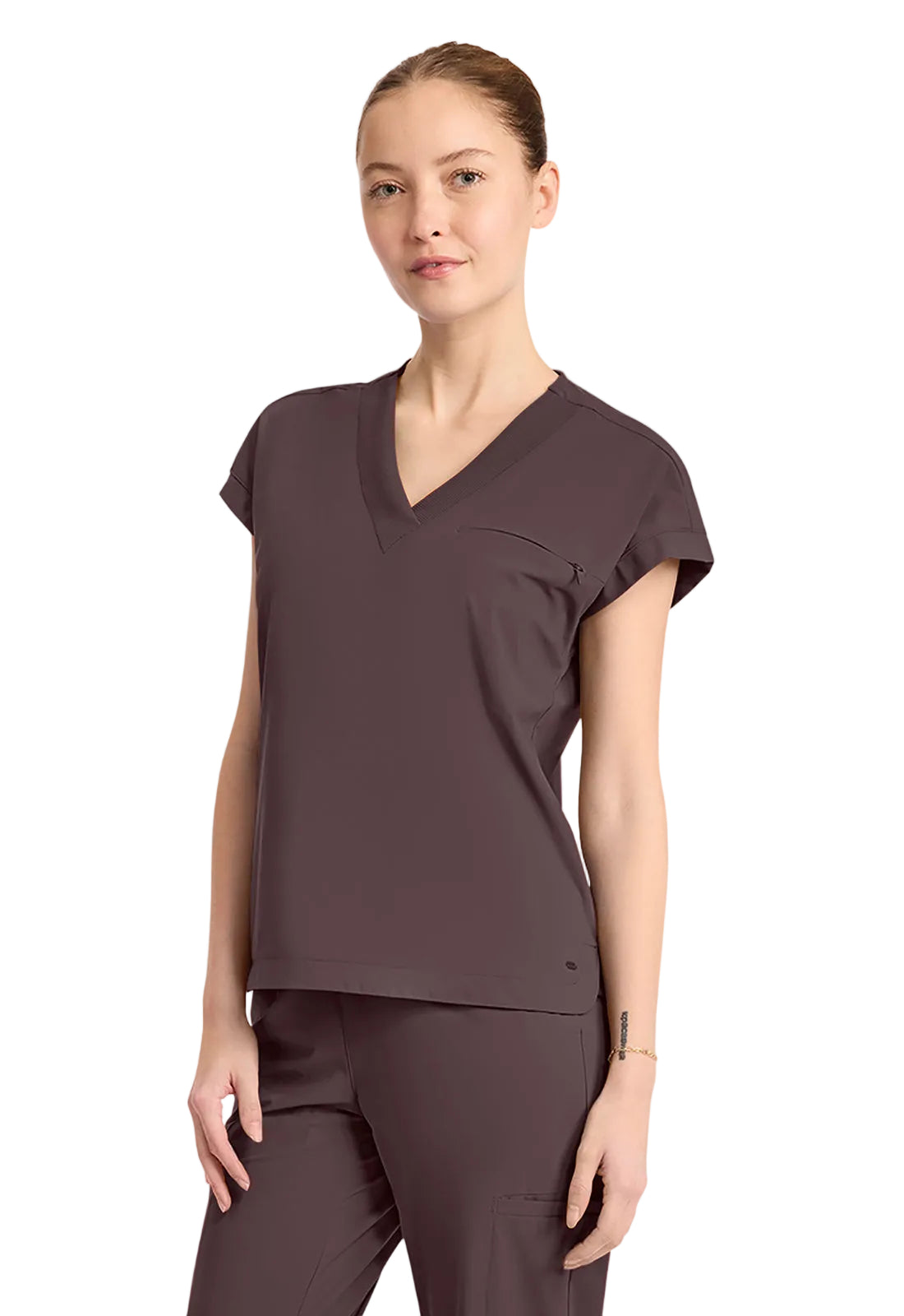 INFINITY PURSUIT DOLMAN V NECK TOP