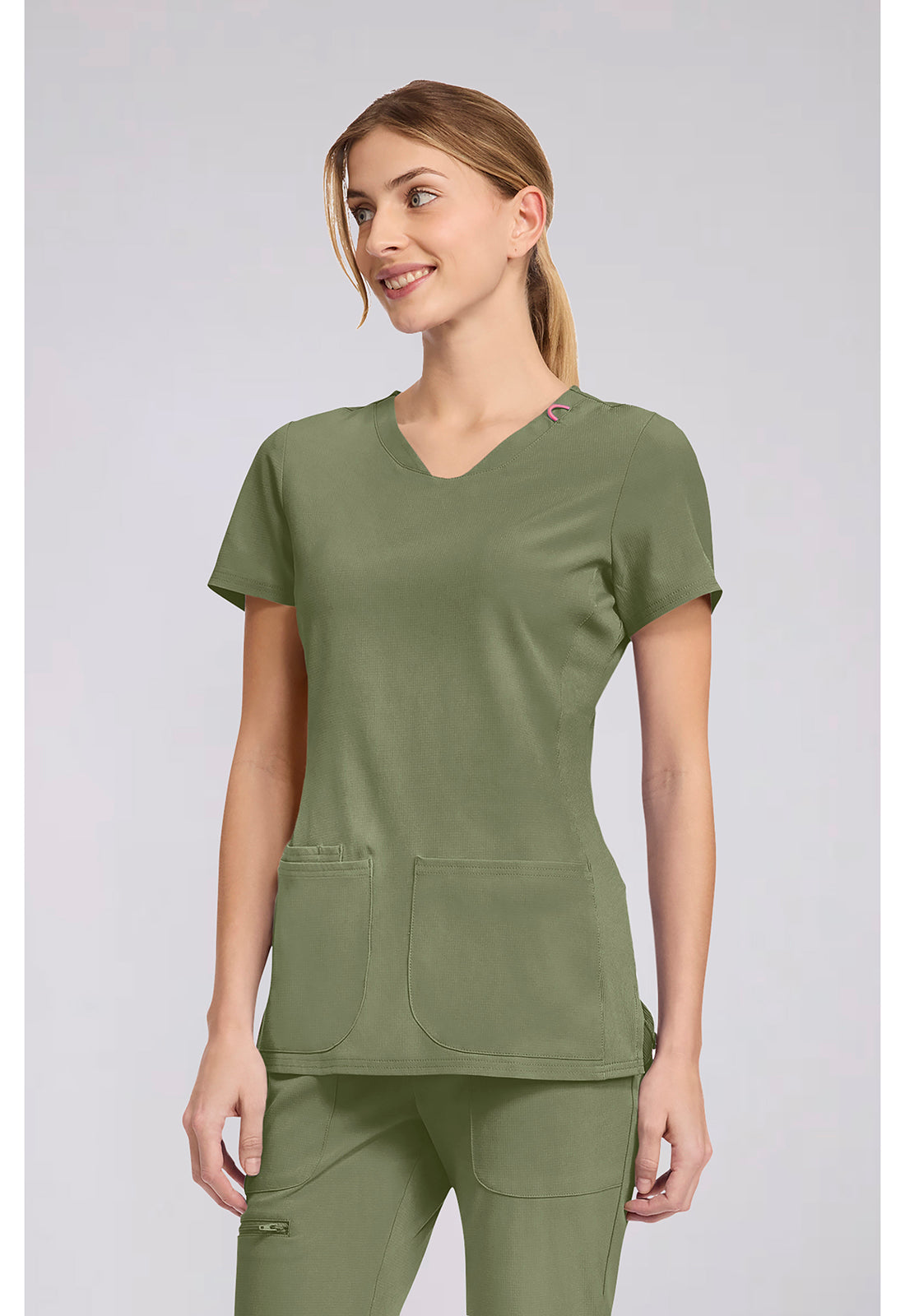 MED COUTURE AMP COLLECTION V NECK TOP