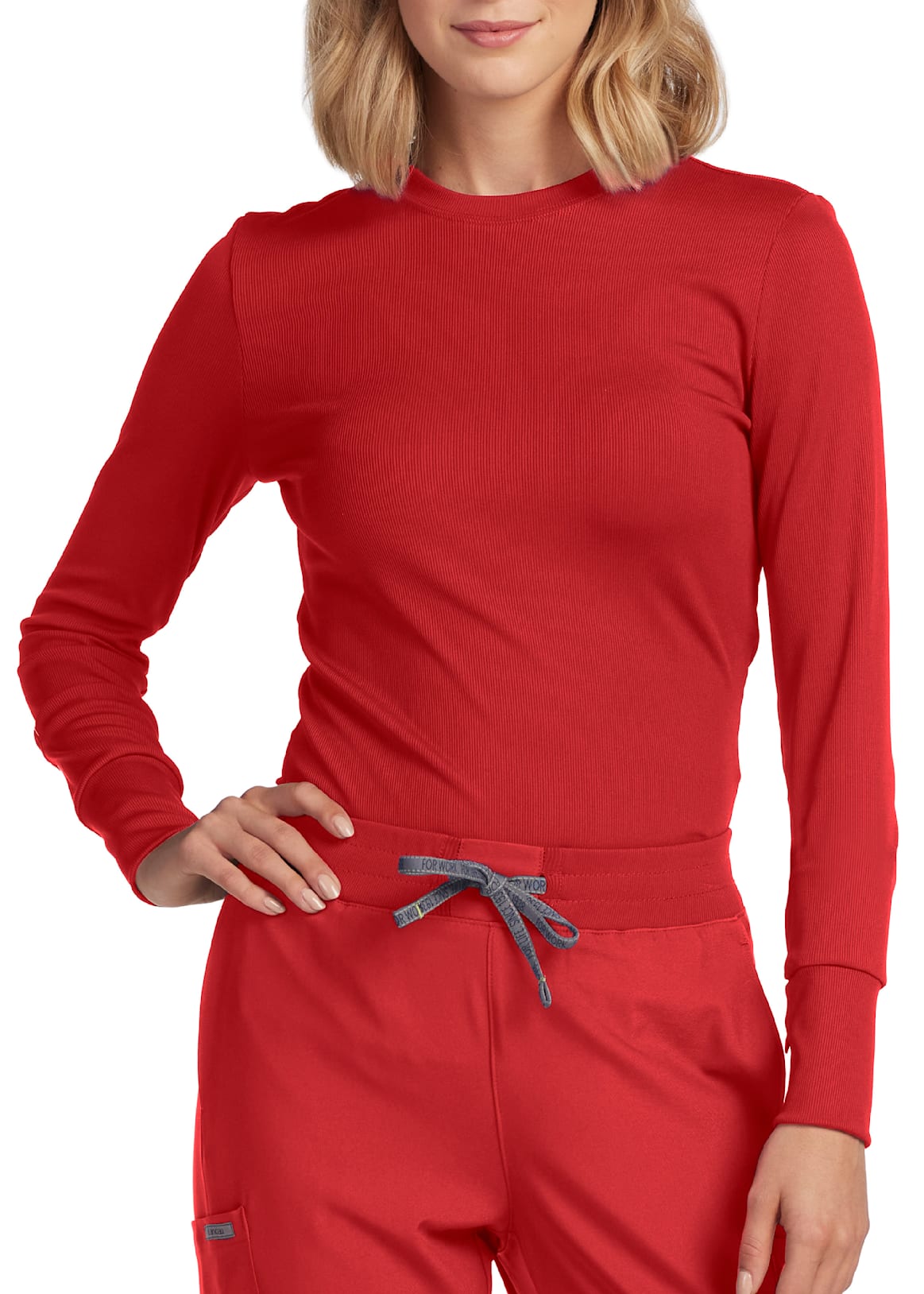 LANDAU FORWARD RIBBED UNDERSCRUB