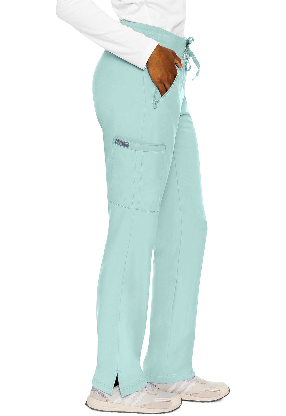 MED COUTURE INSIGHT COLLECTION STRAIGHT LEG ZIPPER PANT