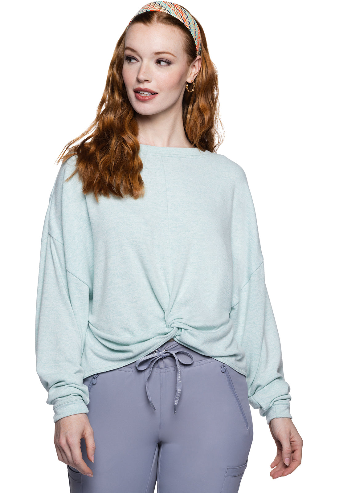 MED COUTURE INSIGHT COLLECTION REVERSIBLE KNIT PULLOVER