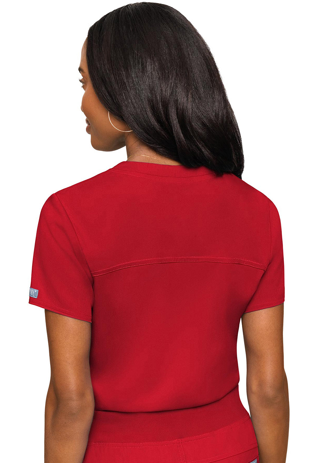 MED COUTURE TOUCH COLLECTION V NECK TUCK IN TOP