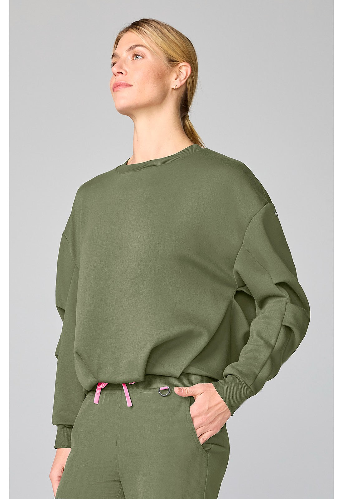 MED COUTURE LIFESTYLE BUBBLE PULLOVER