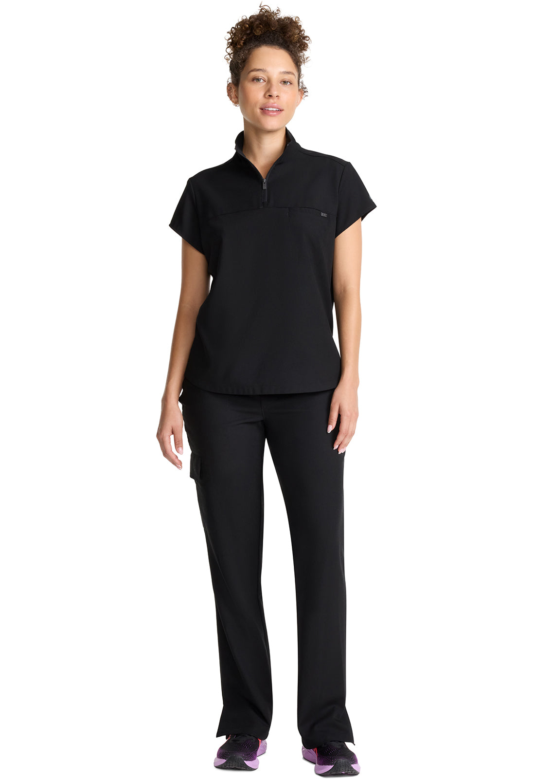 HEALING HANDS BELLA 1/4 ZIP TOP