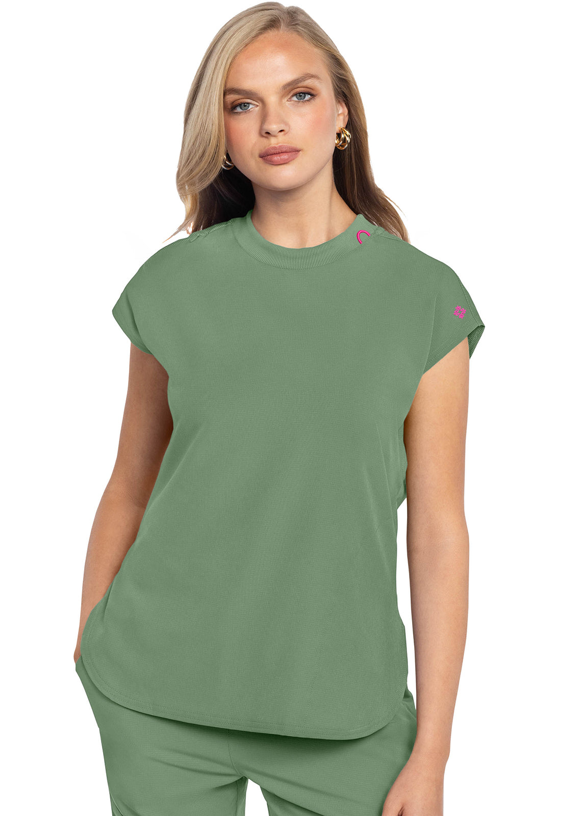 MED COUTURE AMP COLLECTION HIGH COLLAR TOP