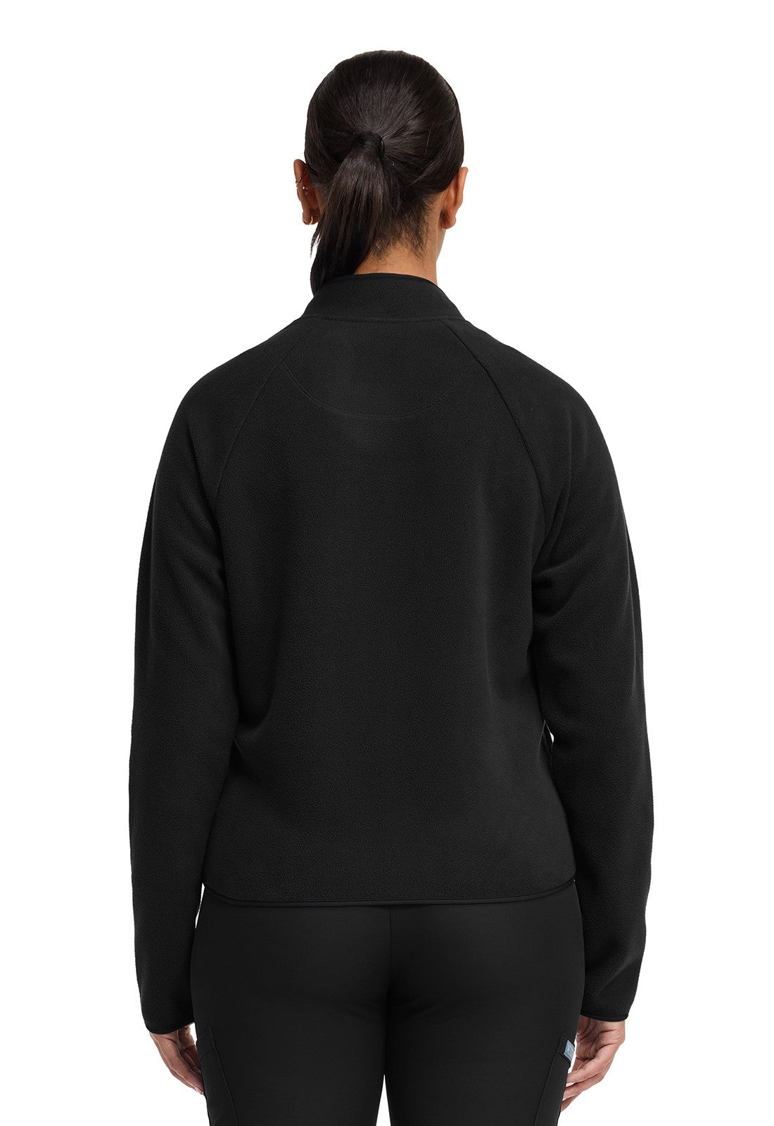 MED COUTURE LAYERS FLEECE WARMUP JACKET