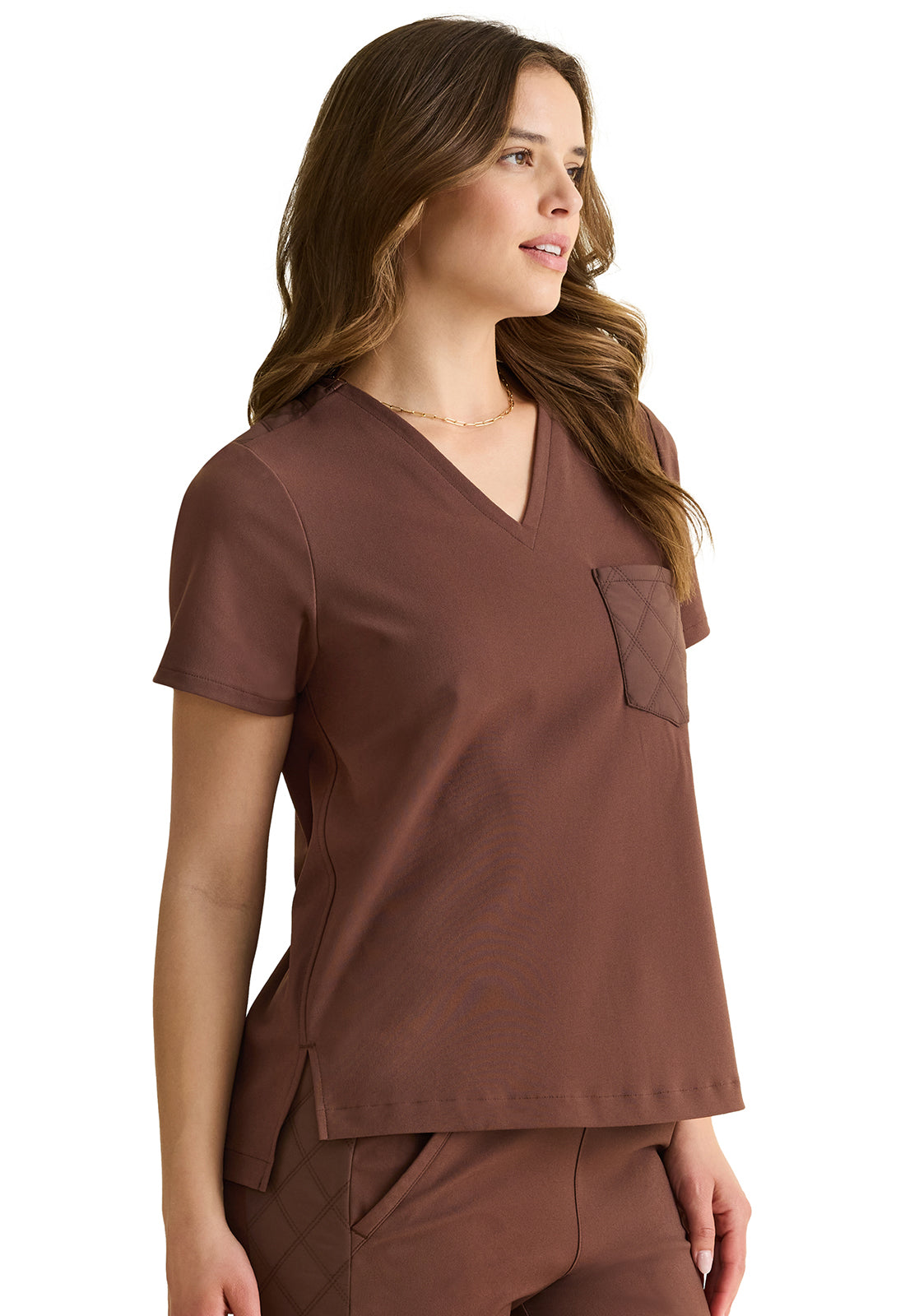 HEALING HANDS KIANA KNIT V NECK TOP