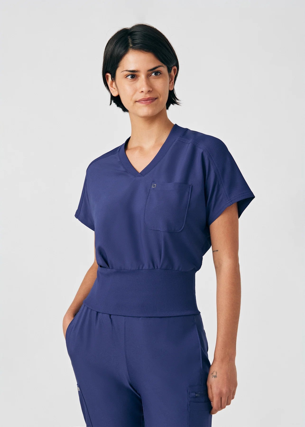 LANDAU FORWARD KNIT WAISTED TUCKABLE TOP 50% OFF