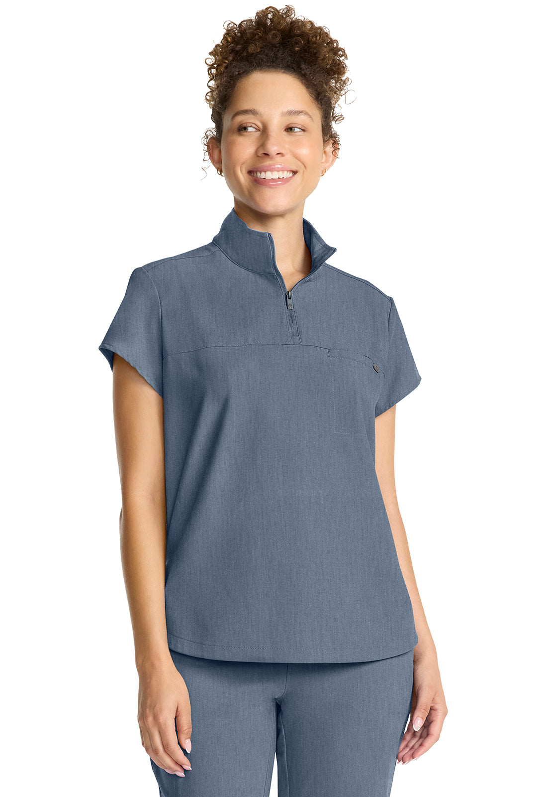 HEALING HANDS BELLA 1/4 ZIP TOP