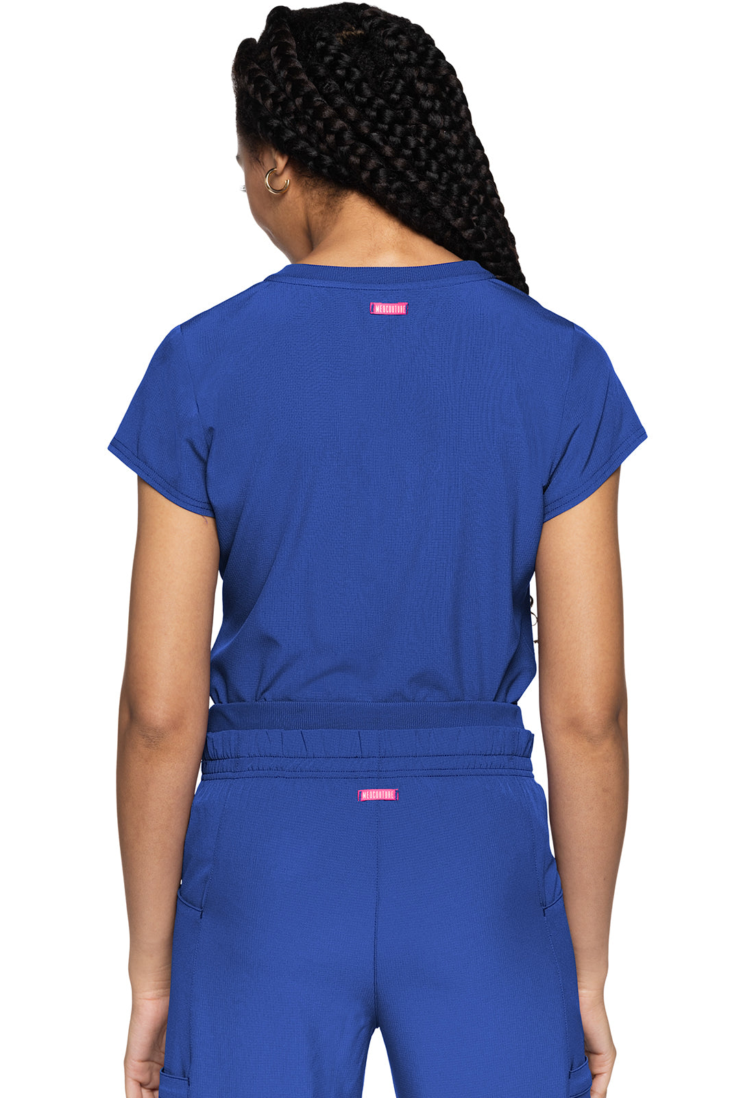 MED COUTURE AMP COLLECTION 1/4 ZIP TUCKABLE TOP