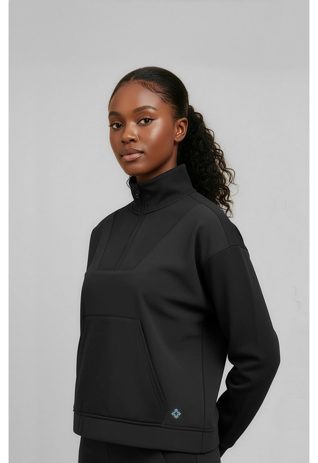 MED COUTURE INSIGHT COLLECTION 1/2 ZIP PULLOVER