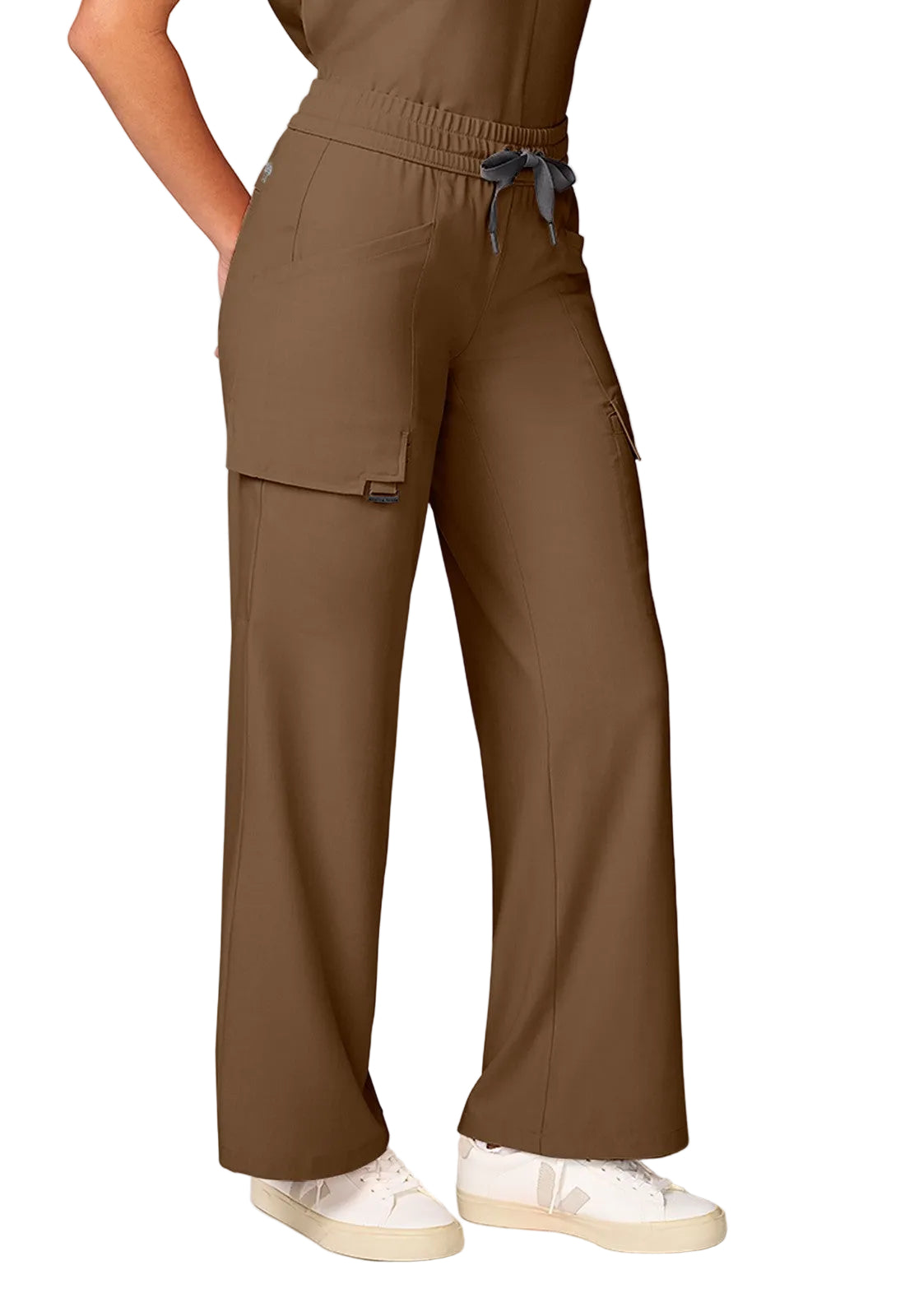 HEALING HANDS MID RISE WIDE LEG PANT