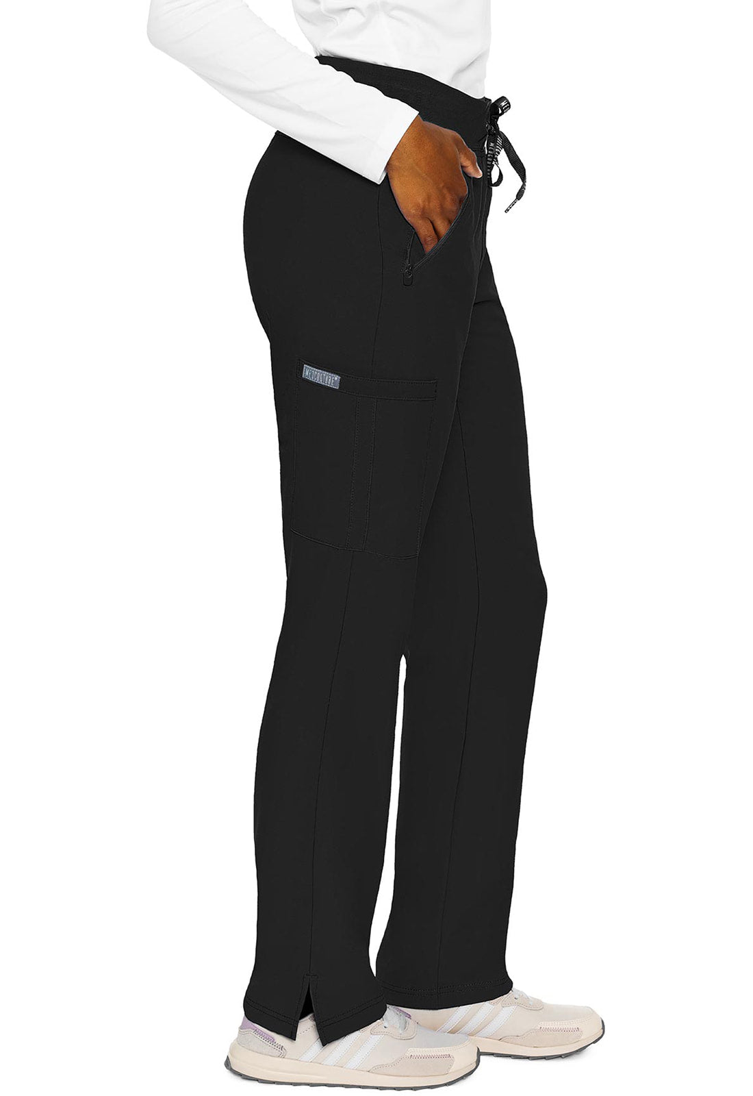 MED COUTURE INSIGHT COLLECTION STRAIGHT LEG ZIPPER PANT