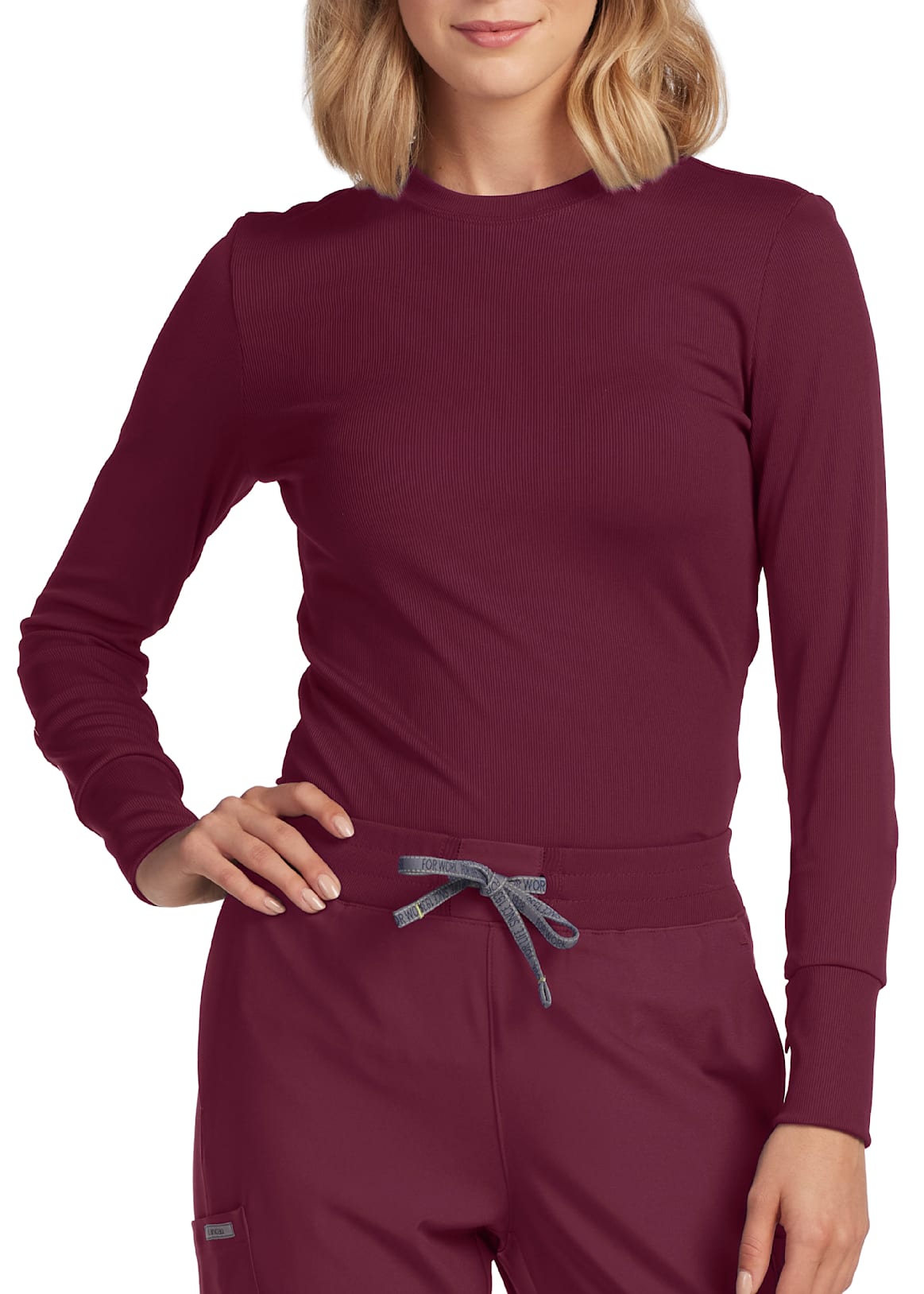 LANDAU FORWARD RIBBED UNDERSCRUB