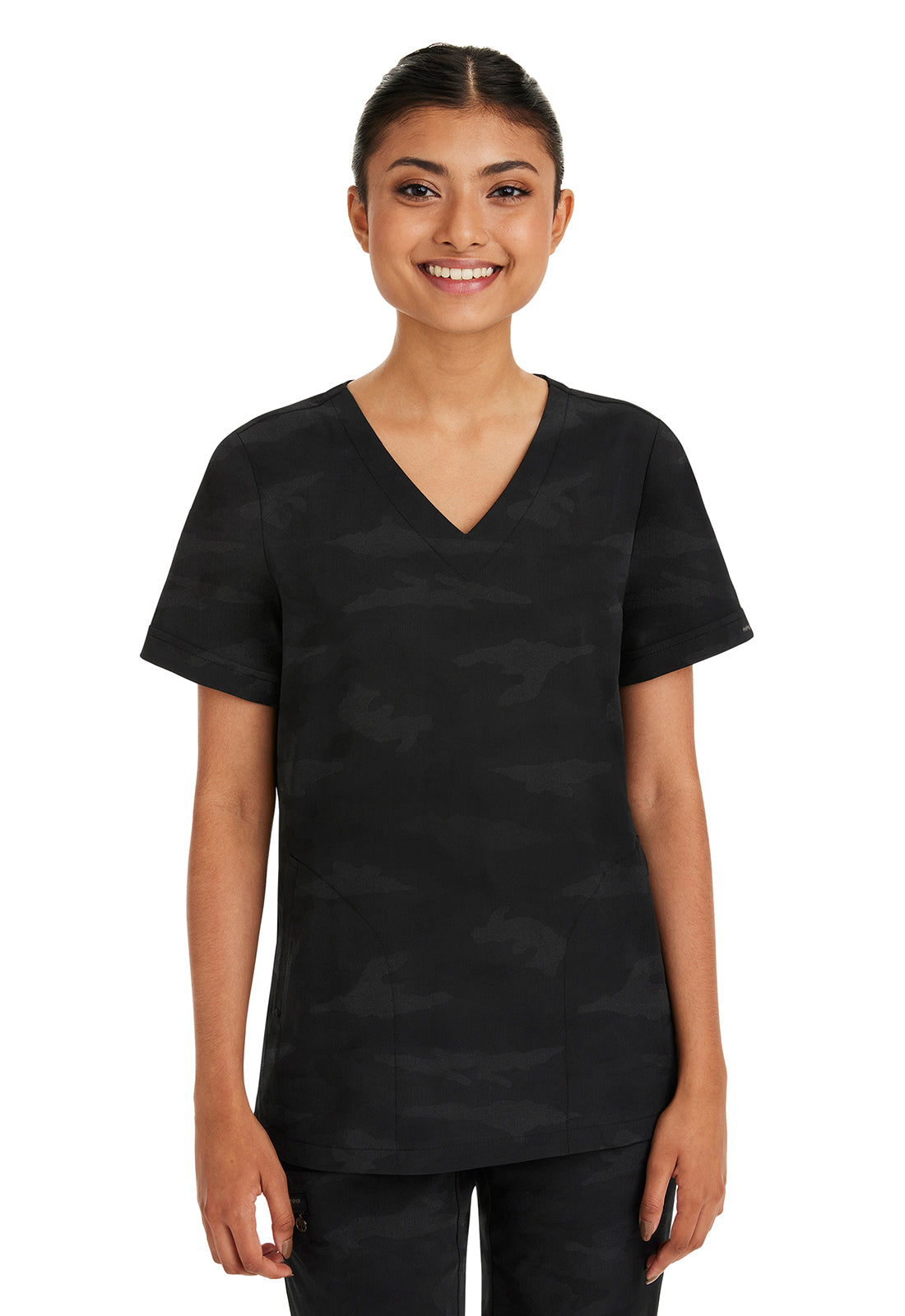 HEALING HANDS CAMO V NECK